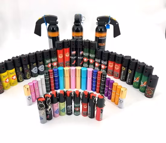 Hot Portachiavi con spray al peperoncino per autodifesa con prezzo all'ingrosso