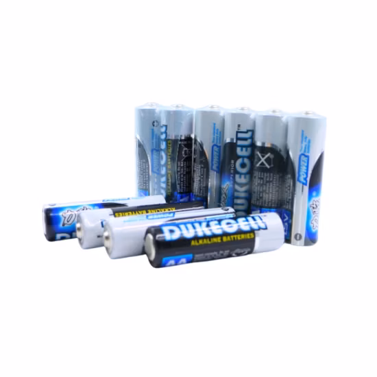 Batteria a secco alcalina formato AA da 1,5 V a prova di perdite professionale fornita dalla fabbrica (AA/LR6/AM3)