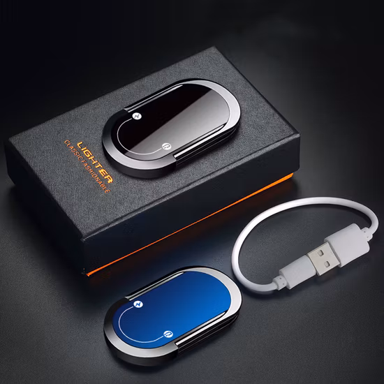 Accendini ad arco per telefono Accendini ricaricabili USB Accendini con bastoncino per telefono